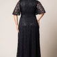 Luminous Sequin Lace Long Gown