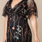 Embroidered Elegance Evening Gown