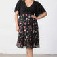 Lillian Embroidered Cocktail Dress
