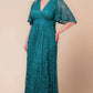 Luminous Sequin Lace Long Gown