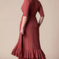 Veronica Ruffled Evening Gown