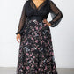 Isabella Embroidered Mesh Gown