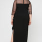 Plus Maya Matte Jersey Ruched Dress