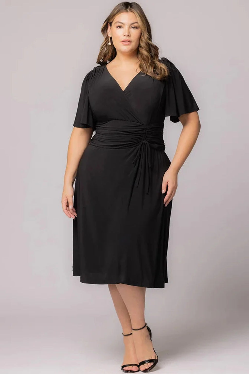 Jemma Ruched Tie Dress