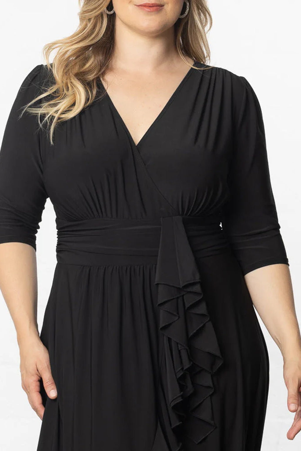 Veronica Ruffled Evening Gown