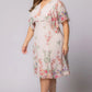 Breezy Border Print Cocktail Dress
