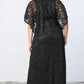 Celestial Cape Sleeve Gown