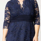 Screen Siren Lace Evening Gown