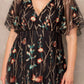 Sonnet Embroidered Midi Cocktail Dress