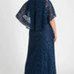Celestial Cape Sleeve Gown
