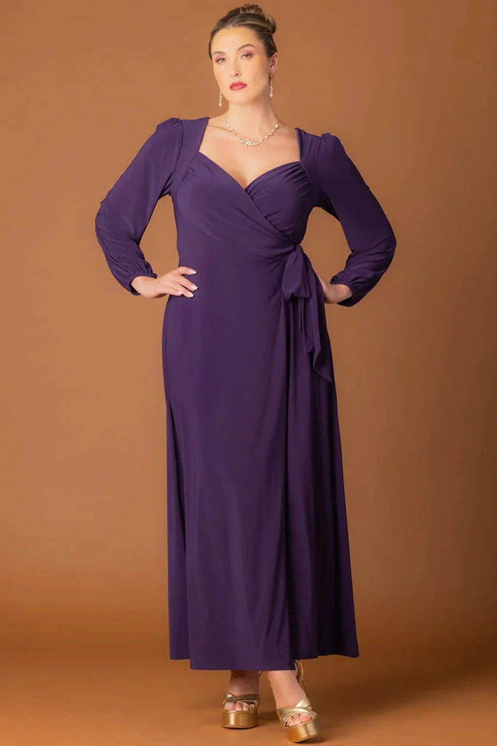 Modern Muse Wrap Gown