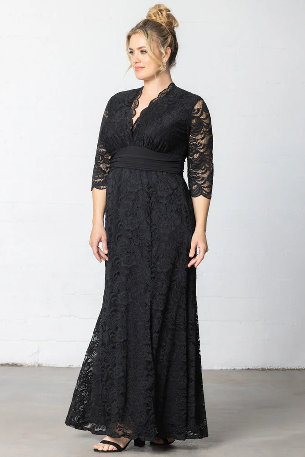 Screen Siren Lace Evening Gown