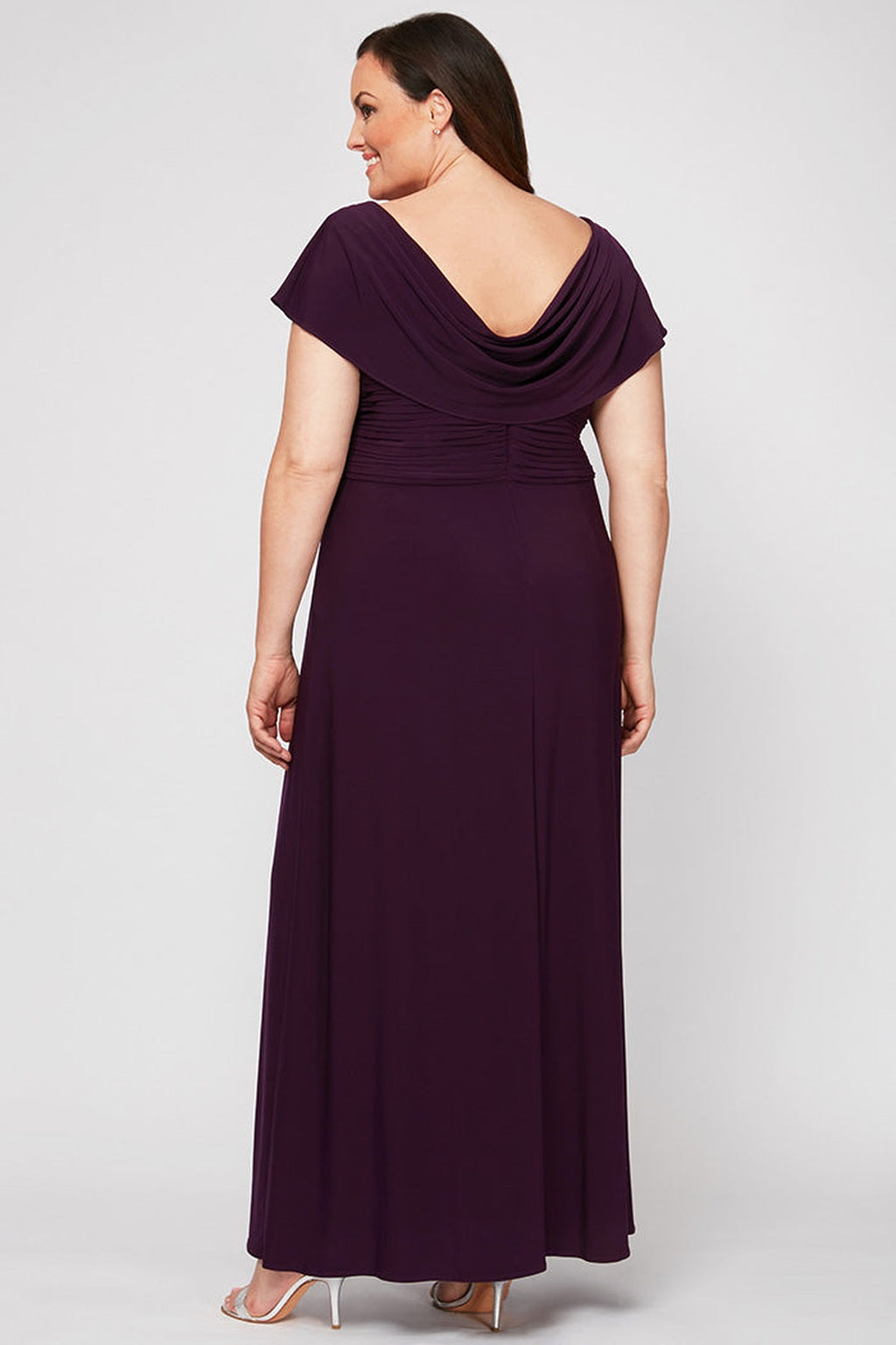 Plus Celeste A-Line Matte Jersey Dress
