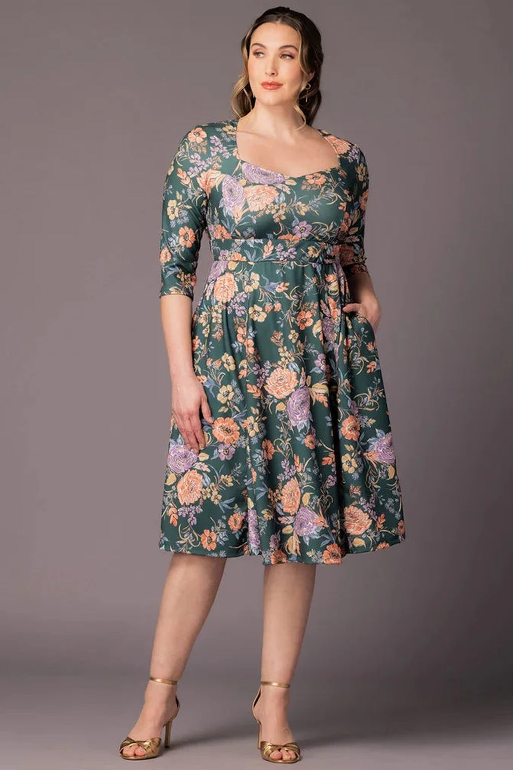 Royal Sweetheart Cocktail Dress