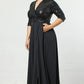 Paris Pleated Sequin Gown