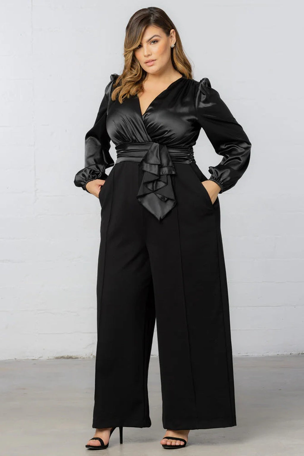 Refined Satin Jumpsuit