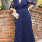 Screen Siren Lace Evening Gown