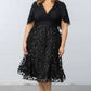 Pretty Petals Mesh Cocktail Dress