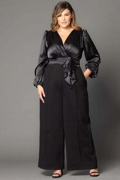 Refined Satin Jumpsuit