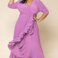 Veronica Ruffled Evening Gown