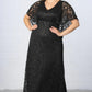 Celestial Cape Sleeve Gown