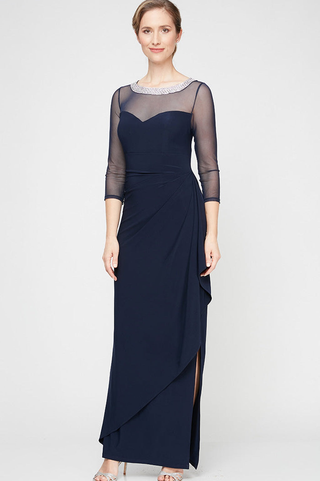 Plus Maya Matte Jersey Ruched Dress