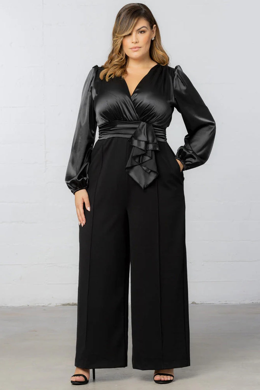 Refined Satin Jumpsuit
