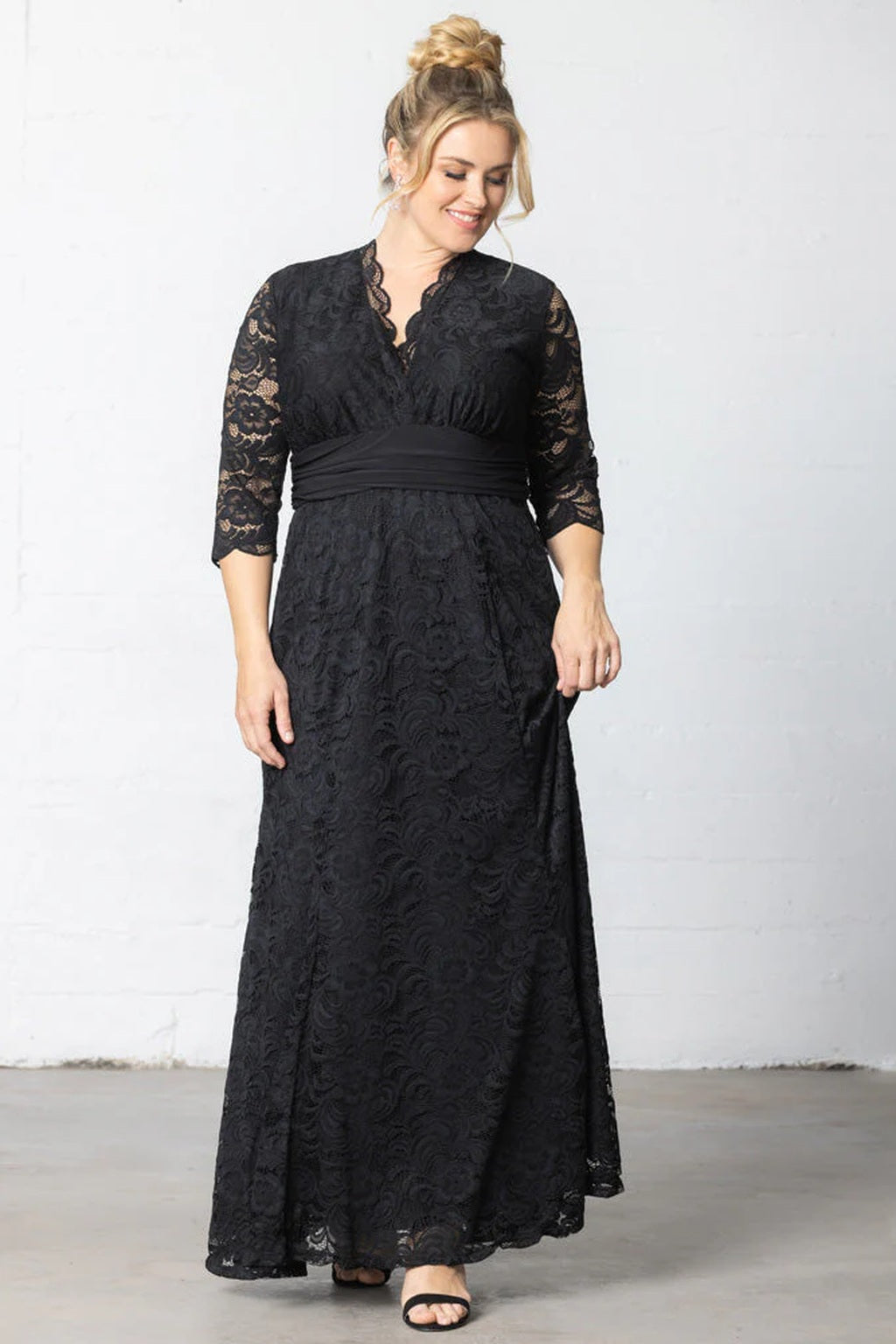 Screen Siren Lace Evening Gown