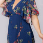 Breezy Border Print Cocktail Dress