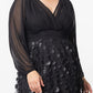 Blossoming Beauty Mesh Evening Gown