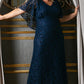 Celestial Cape Sleeve Gown