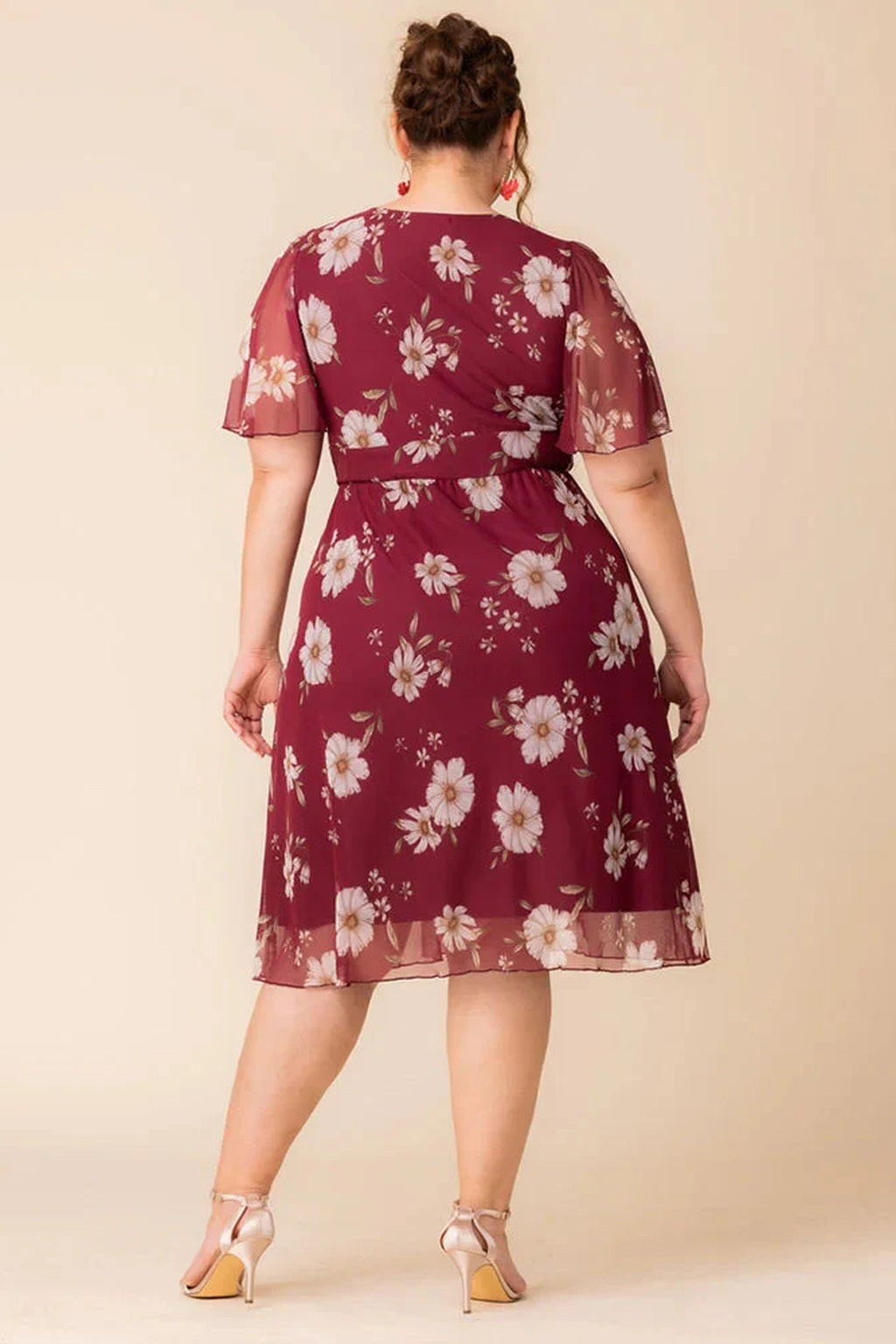 Margot Mesh Midi Cocktail Dress