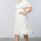 Pretty Petals Mesh Cocktail Dress