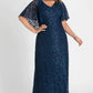 Celestial Cape Sleeve Gown