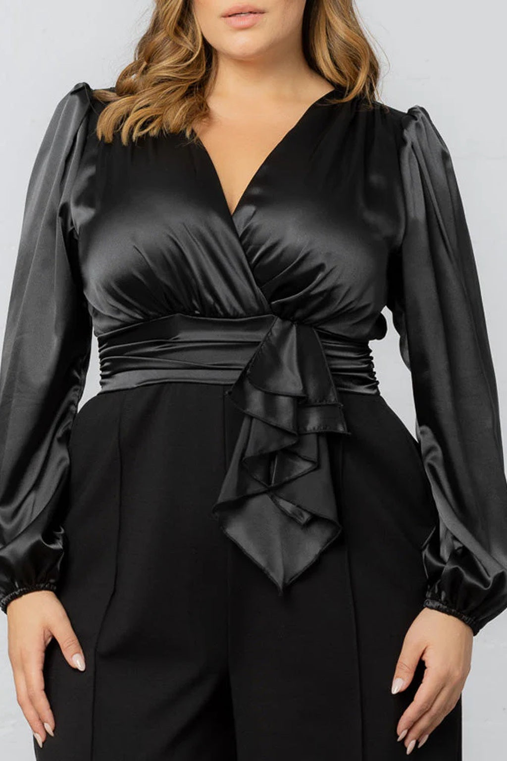Refined Satin Jumpsuit