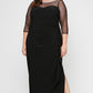 Plus Maya Matte Jersey Ruched Dress