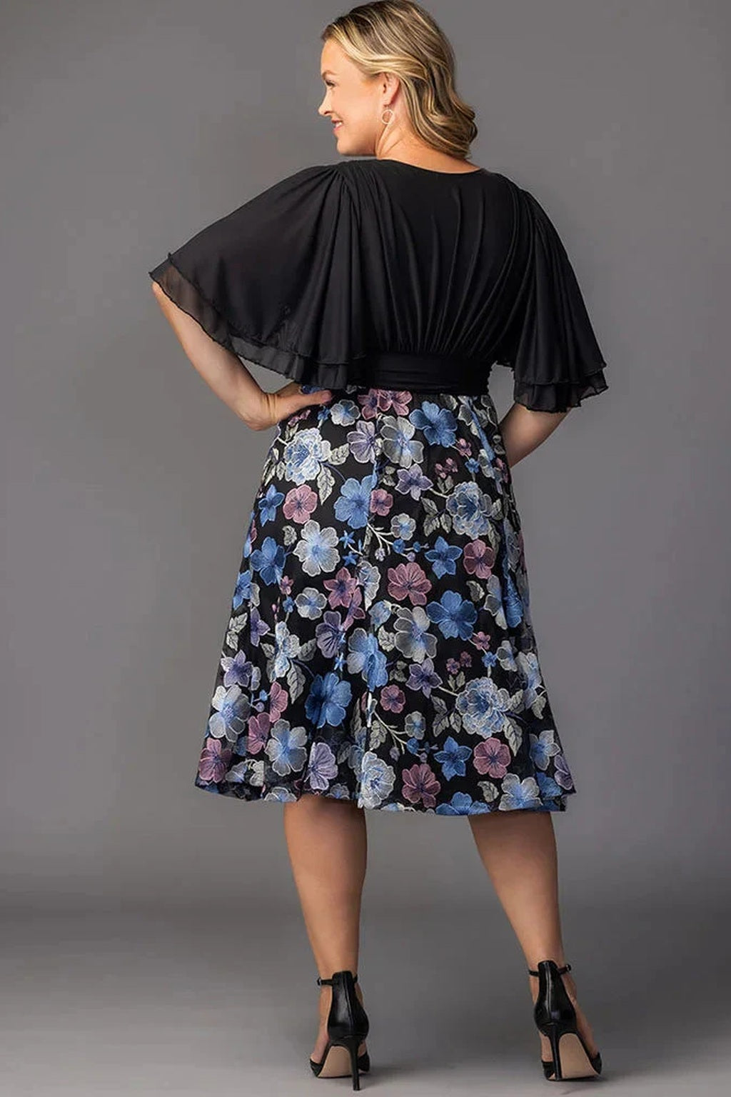 Lillian Embroidered Cocktail Dress