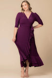 Veronica Ruffled Evening Gown