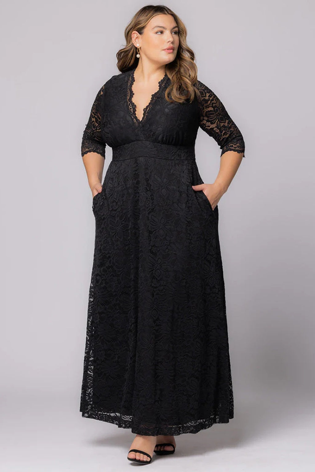 Maria Lace Evening Gown