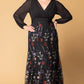 Isabella Embroidered Mesh Gown