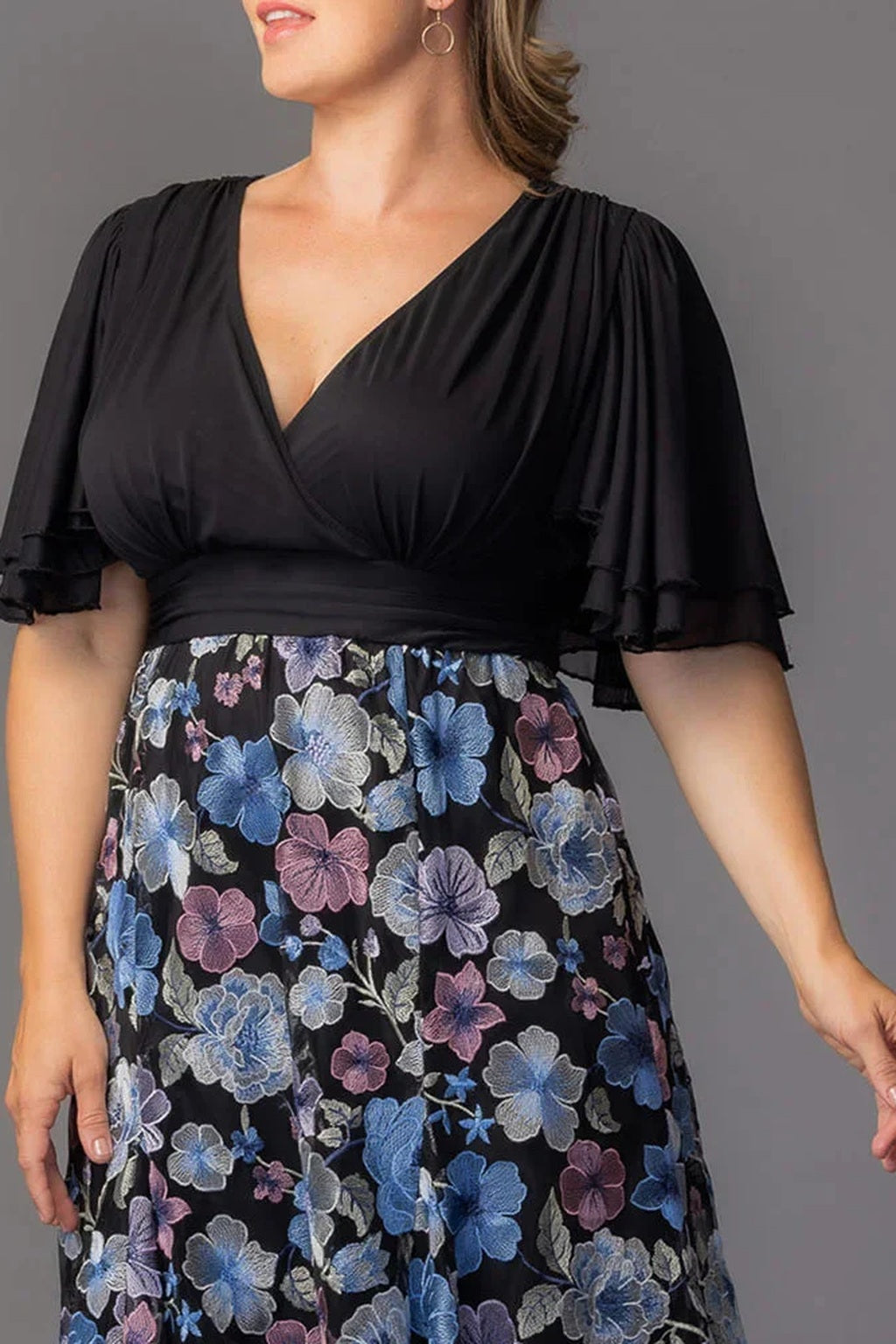 Lillian Embroidered Cocktail Dress
