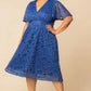 Starry Sequined Lace Cocktail Dress