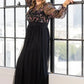 Eternal Embroidered Bodice Evening Gown