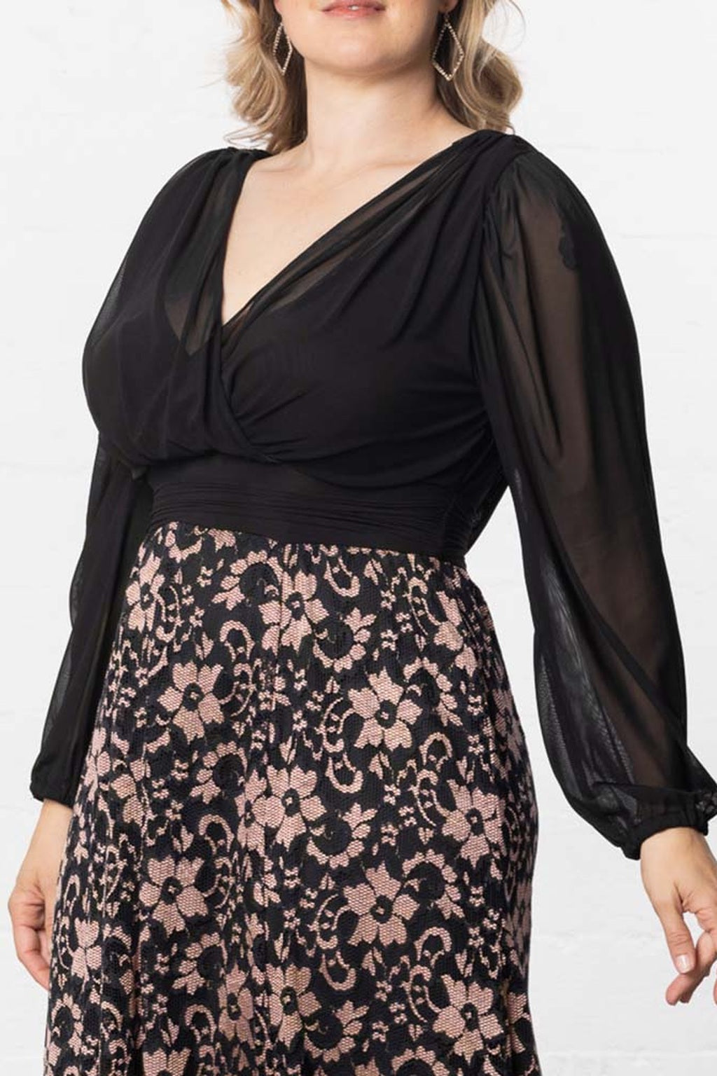 Mon Tresor Lace Evening Gown