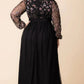 Eternal Embroidered Bodice Evening Gown