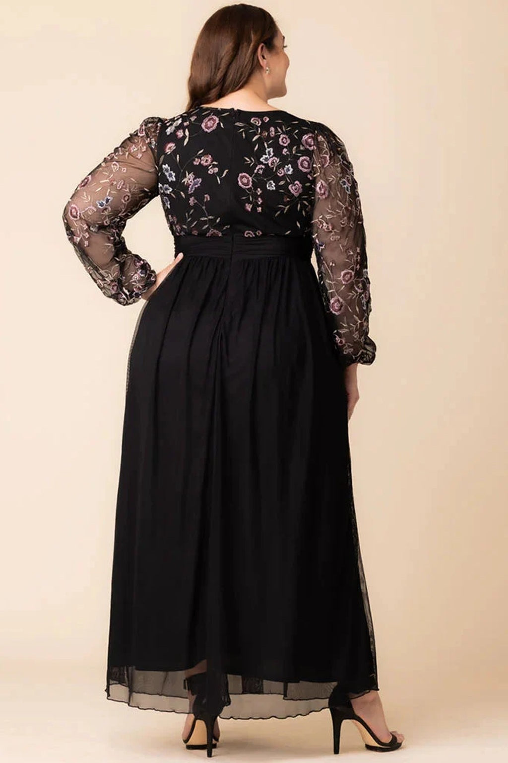 Eternal Embroidered Bodice Evening Gown