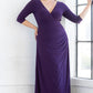 Gala Glam Evening Gown with Sleeves