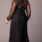 Eternal Embroidered Bodice Evening Gown