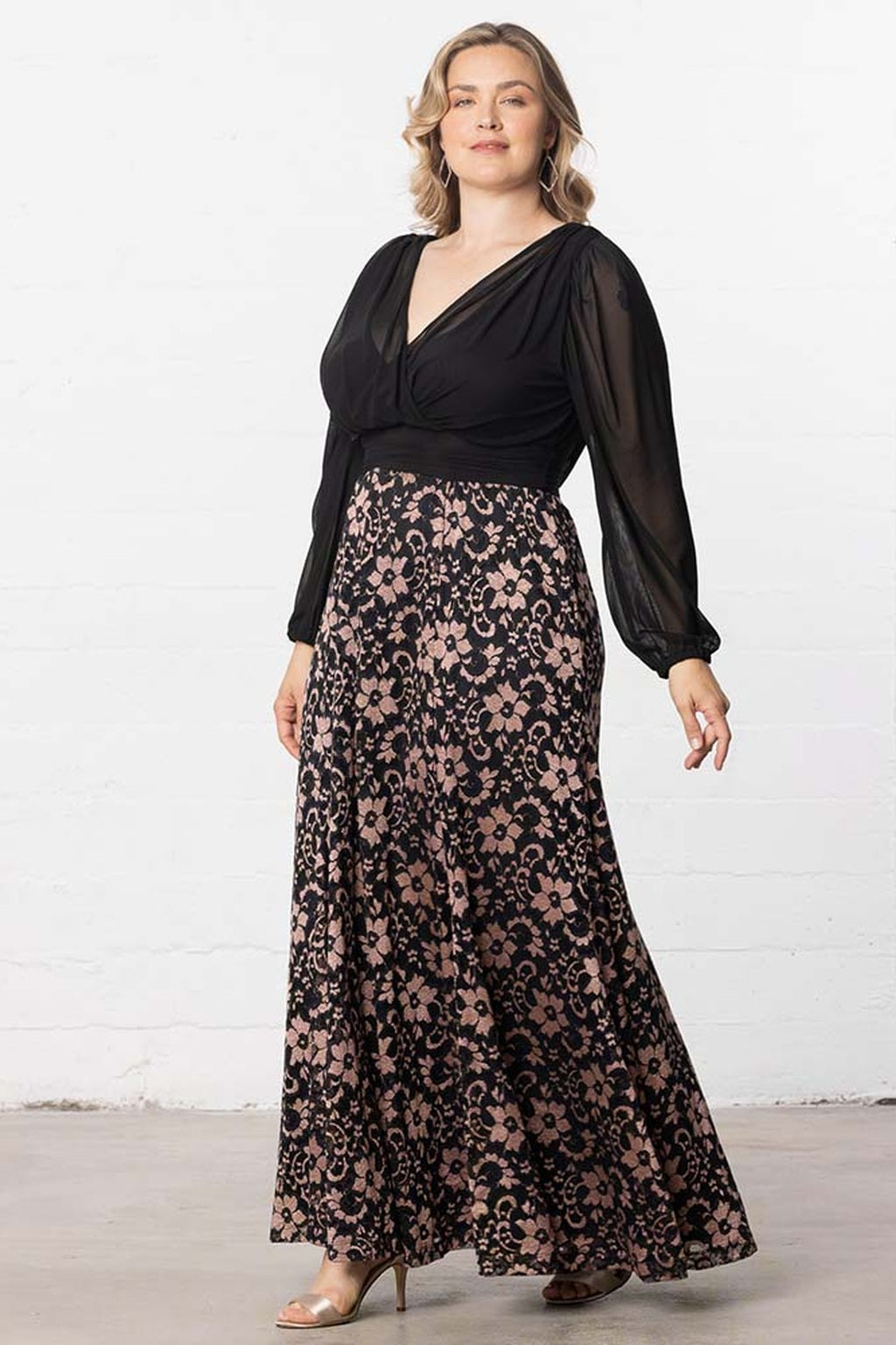 Mon Tresor Lace Evening Gown