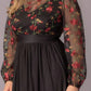 Eternal Embroidered Bodice Evening Gown